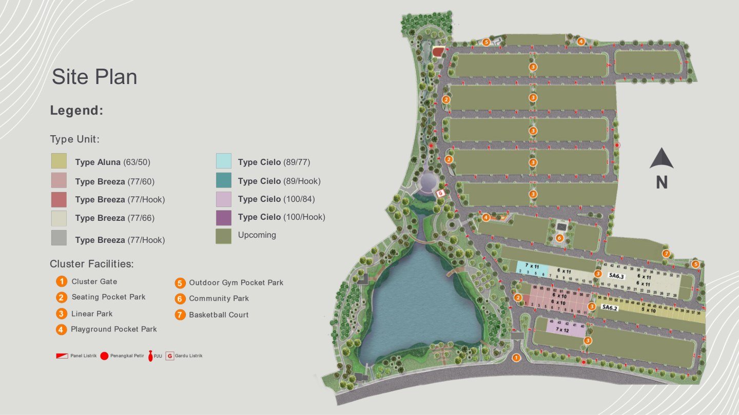Site plan Cresta